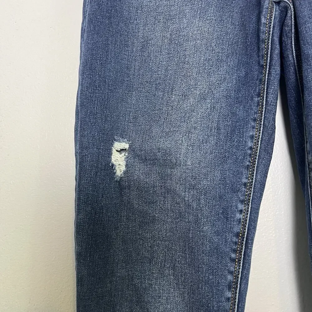 Spanx Womens Pull On Jeggings Jeans Blue Skinny Tummy Control Stretch Sz S Ankle - Picture 2 of 12
